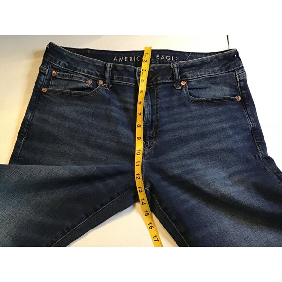 AMERICAN EAGLE- AIRFLEX+ DARK WASH STRAIGHT LEG MEN'S JEANS SIZE 34X32 - Picture 7 of 9